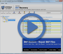 Watch Video of BKF Recovery Software