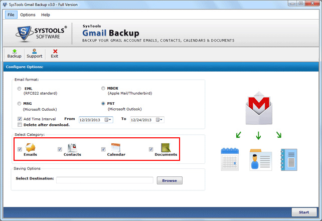 Backup Software for Gmail 3.0