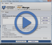 screencast for merging pst files