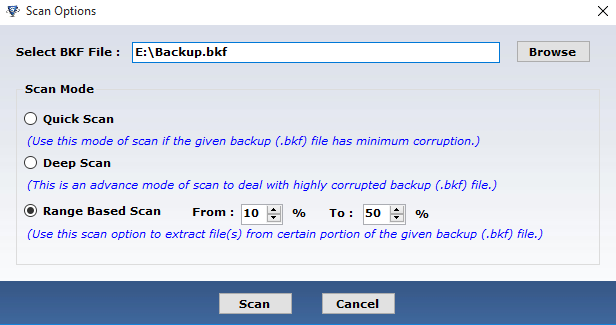 BKF Recovery Software